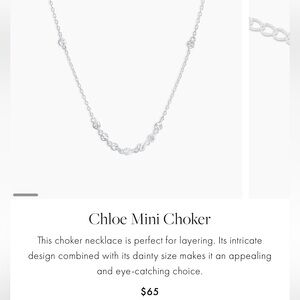 Gorjana Chloe Mini Choker in Silver